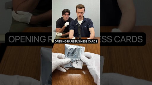 pulling a CRAZY RARE business card