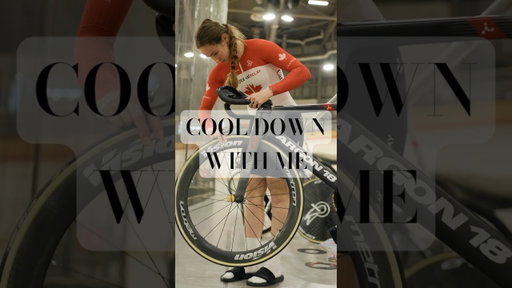 Changing the bike from training to cooldown setup