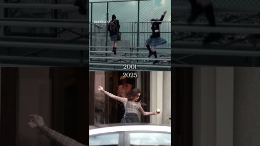 Then and Now with Anne Hathaway #annehathway #devilwearsprada #princessdiaries