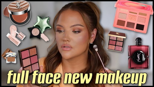 FULL FACE TRYING NEW VIRAL MAKEUP... LUXE BUT WORTH IT!!!
