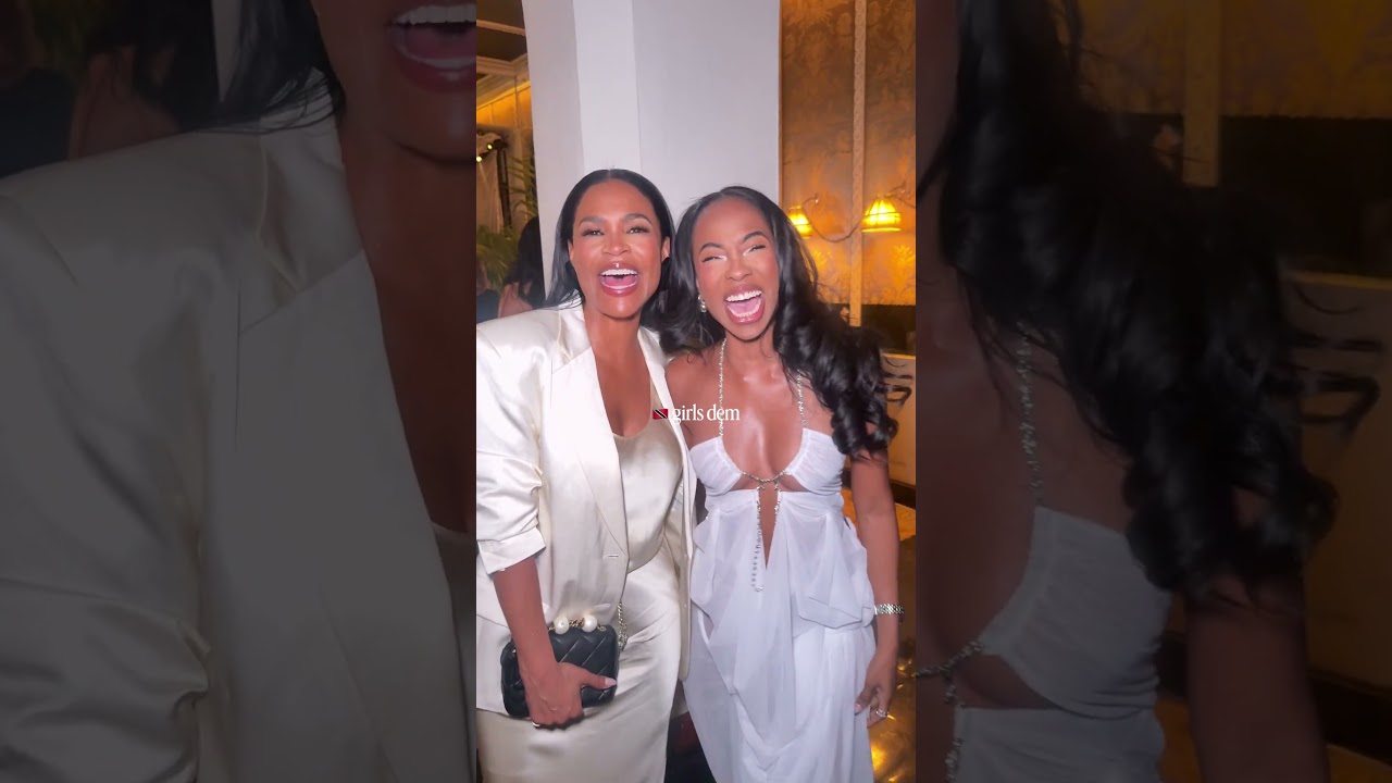 Nia Long & Jaleesa Jaikaran at Estee Lauder Launch Event #makeupshorts