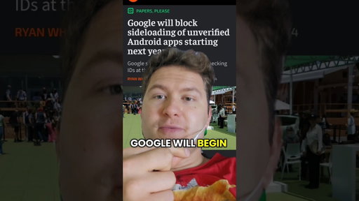 Sideloading's GONE on Android?!