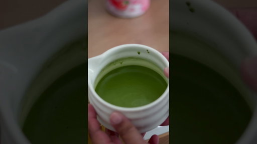 Strawberry matcha will always hit. #matcha #icedmatcha