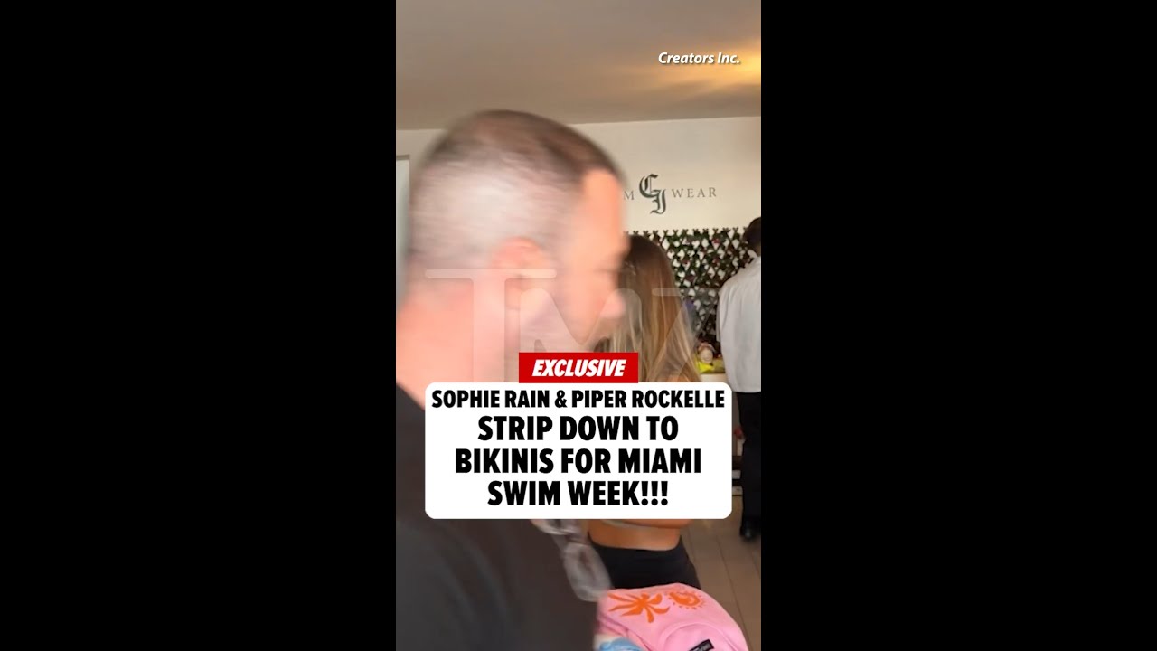 Sophie Rain & Piper Rockelle Turn Up the Heat in Bikinis at Miami Swim Week