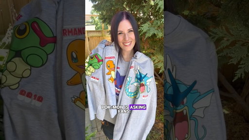 Make a custom Pokémon t-shirt on the Pokémon Center site! #pokemon #pokemoncenter #gengar #shorts