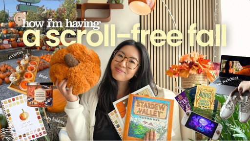 everything I’m doing instead of scrolling this fall 🍂 | cozy hobbies, outfits, movies, games & more