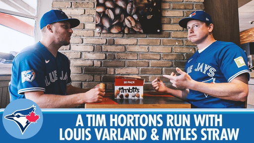 Louis Varland and Myles Straw do a coffee run at Tim Hortons!