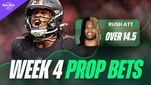 Top 10 NFL Player Props Picks for Week 4 | Prop Bets & TD Scorers (2025)