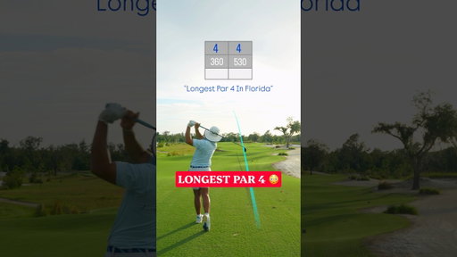 THE LONGEST PAR 4 IN FLORIDA 😳