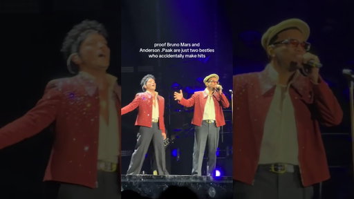 my favorite part of the romantic tour #brunomars #andersonpaak #tour #silksonic