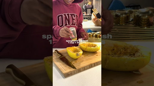you NEED to try spaghetti squash !!! (low calorie)