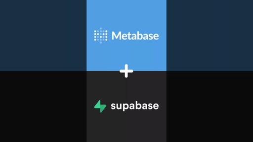 Connect Metabase to Supabase in less than 30 seconds