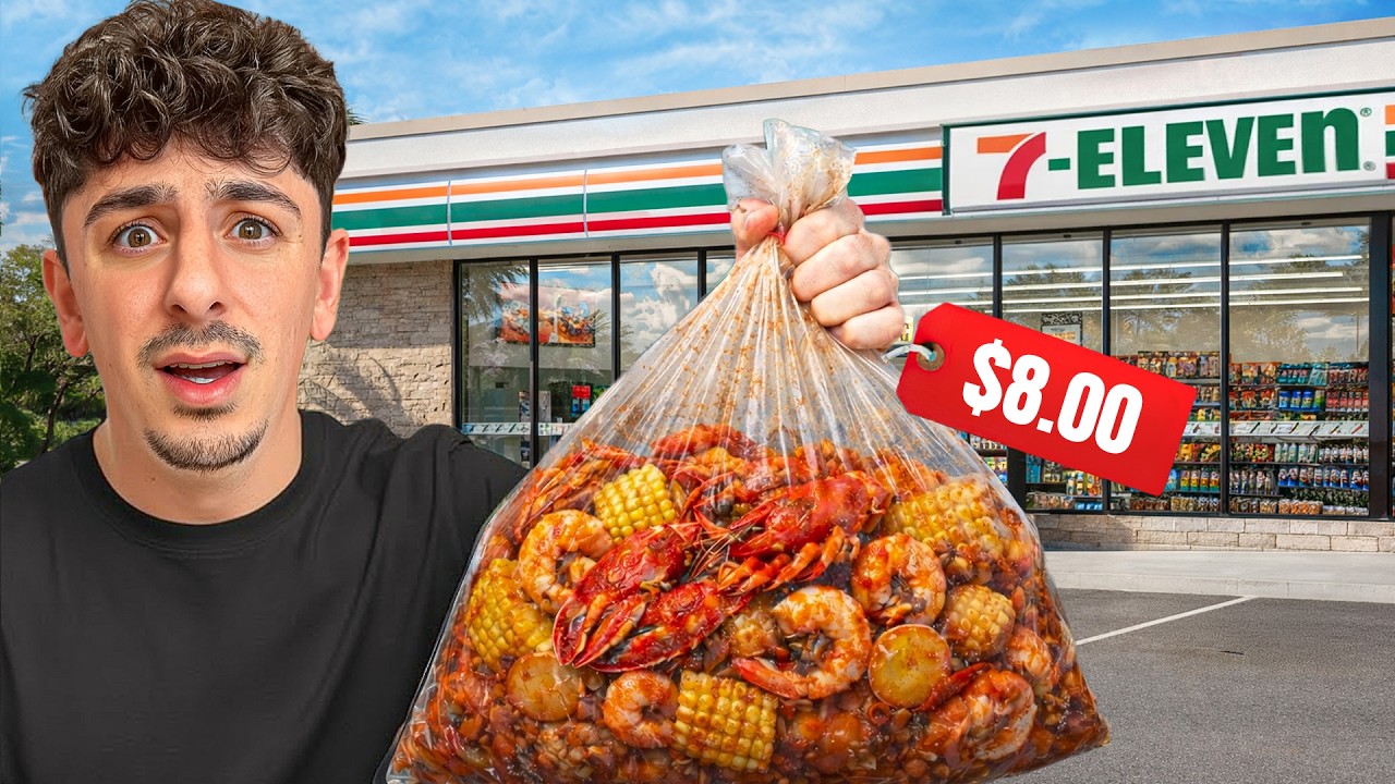 Eating a Gas Station Seafood Boil!