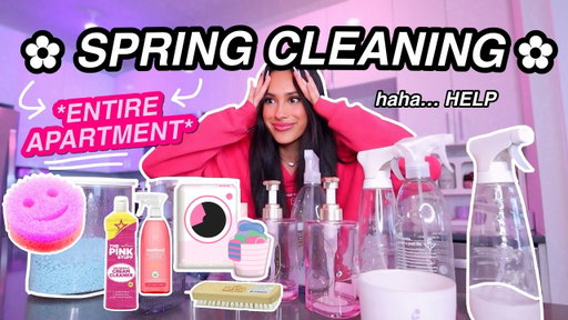 ✿ SPRING CLEANING ✿ my ENTIRE apartment... | honeybobabear