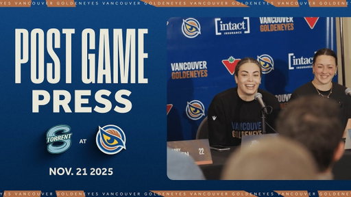 Vancouver Goldeneyes Post-Game Press Conference | November 21st, 2025