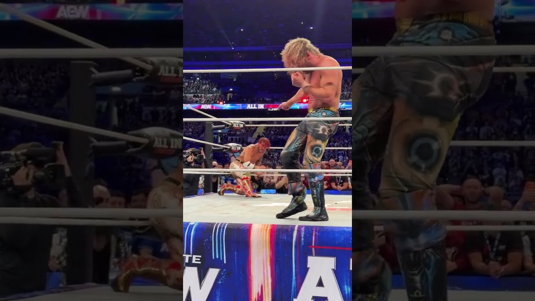 Will Ospreay wins the AEW world championship at All In #AEW