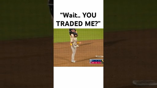 he got traded while on base..