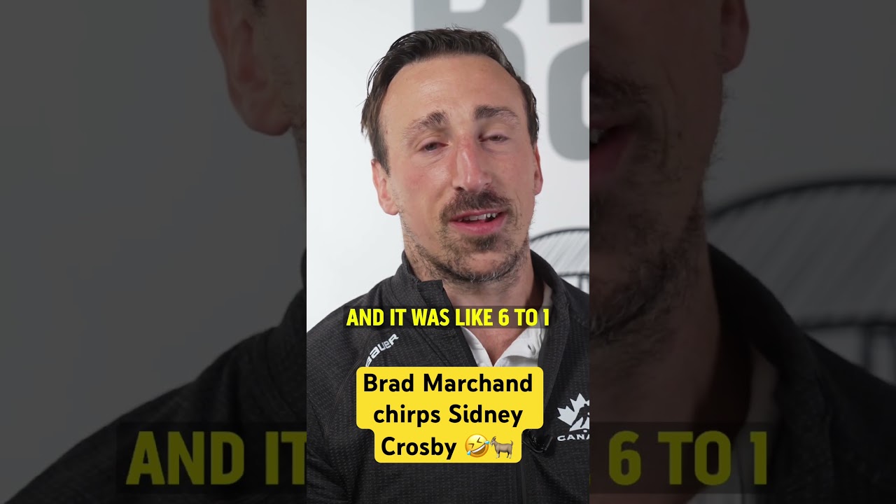 Brad Marchand roasts Sidney Crosby 🤣☠️