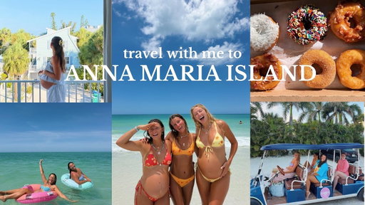 girls trip to Anna Maria island: golfcarting, sunrise swims, and chaos