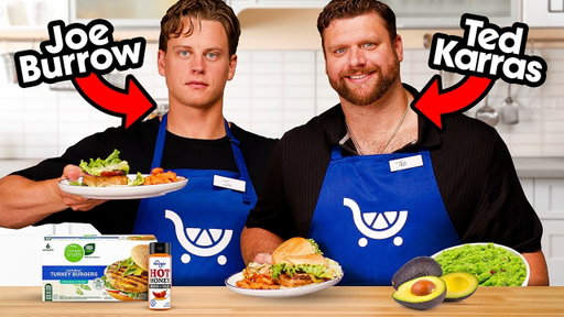 Joe Burrow & Ted Karras Cook Their Fave Postgame Eats | Presented by Kroger Health