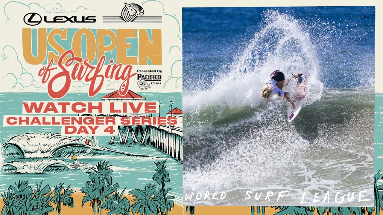 🔴 LIVE - Lexus US Open of Surfing presented by Pacifico 2026 - Day 4 - Challenger Series