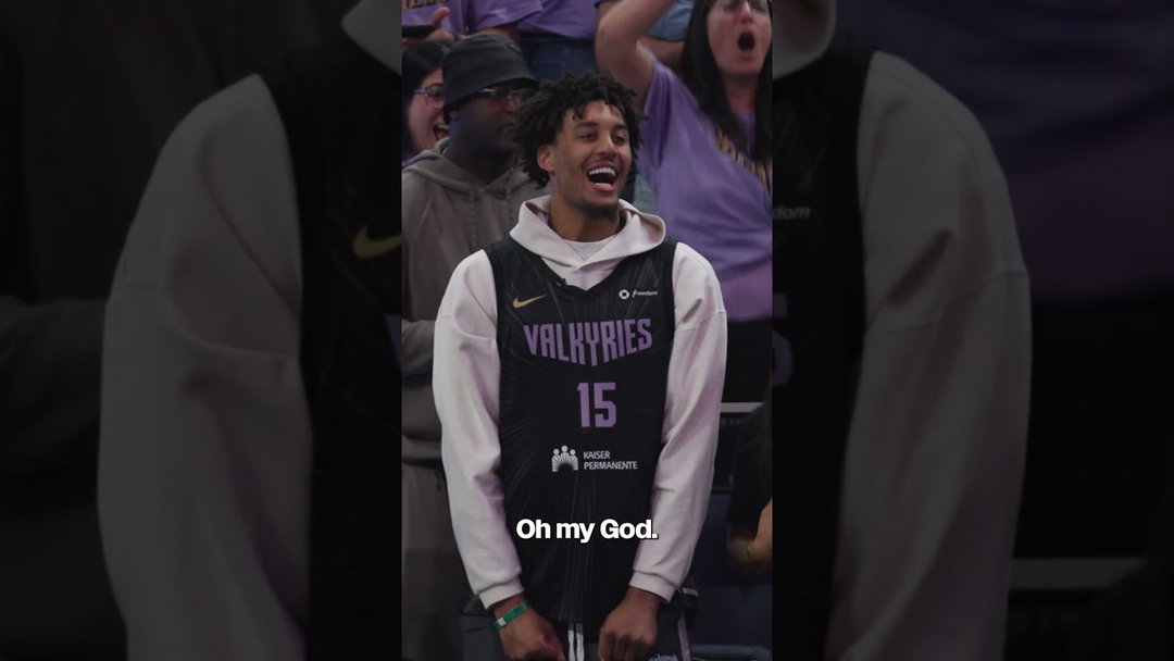 Draymond Green and Yaxel Lendeborg Brought the ENERGY to the WNBA FInals Game 1 🎙️ | #shorts