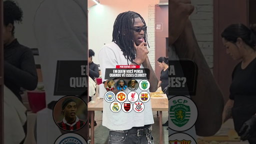 EM QUEM RAFAEL LEÃO PENSA QUANDO VÊ ESSES CLUBES? TEM CORINTHIANS E FLAMENGO! 👀🇵🇹👏