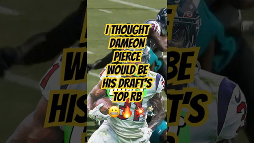 I thought he’d be his draft’s BEST RB 🤦‍♂️🔥