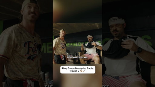Six Pack Founder @andrewgrayson22 gets the KING of mustaches to chop up a fresh stash w/ Riley Green