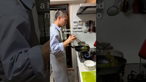 my chef bf makes dinner in tokyo