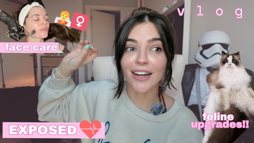 my workout class EXPOSED me ☕️😭 facials, fitness & feline upgrades vlog!! 🧖🏼‍♀️🐈☕️