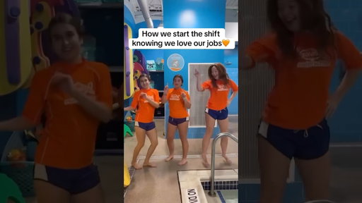 We love our job at Goldfish Swim School!