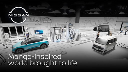 Manga-inspired world brought to life at Japan Mobility Show 2025 | Nissan