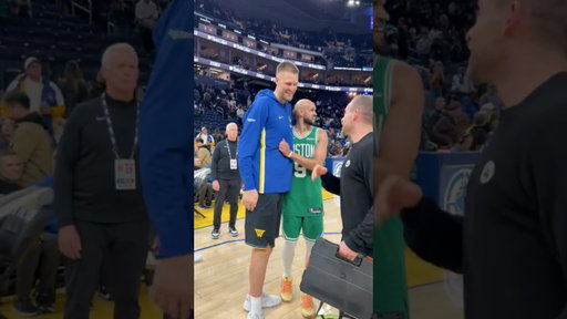 Always good seeing familiar faces 🥹 #nba #celtics #shorts