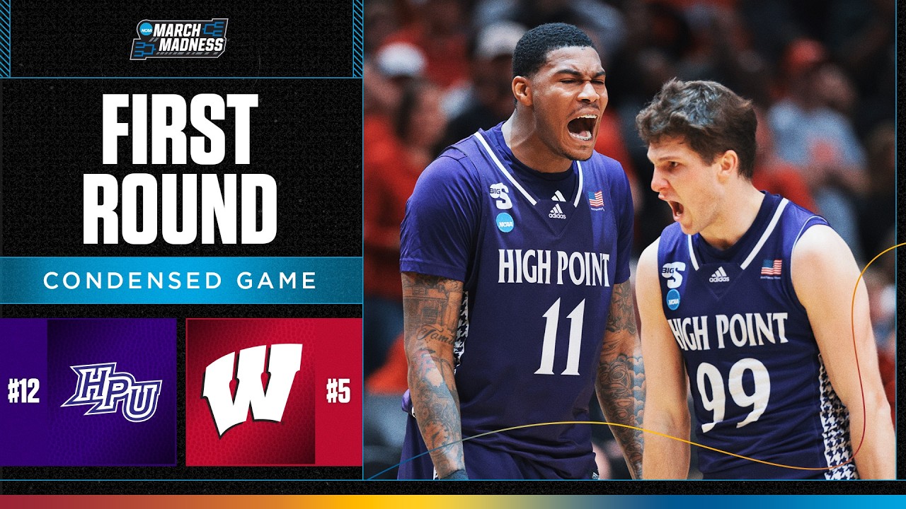 High Point vs. Wisconsin - First round NCAA tournament extended highlights
