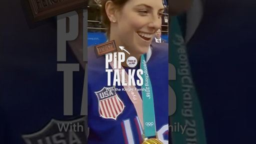 Nothing like a pip with a pip talk 🍫 We're rooting for you Hillary!! 🤎 #olympics