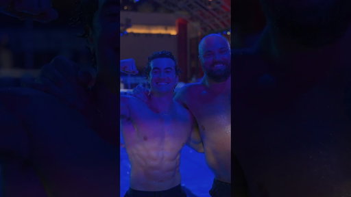 Post-Enhanced Games POOL CELEBRATION with @mitchellhooperstrongman  and @JesseJamesWest