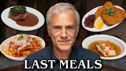 Christoph Waltz Eats His Last Meal