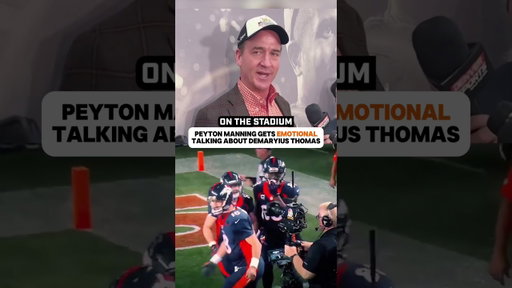 Peyton Manning EMOTIONAL Talking About DT 🥹