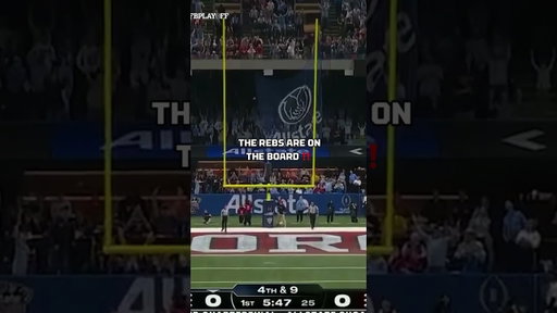 LUCAS CARNEIRO 55-YARD FIELD GOAL💪This marks the longest field goal in Sugar Bowl History 📺ESPN
