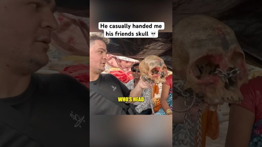 He kept his friends skull after he died…