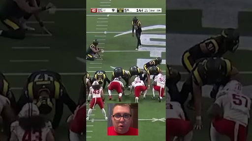 Deestroying in the UFL + OL are athletes too #deestroying #football