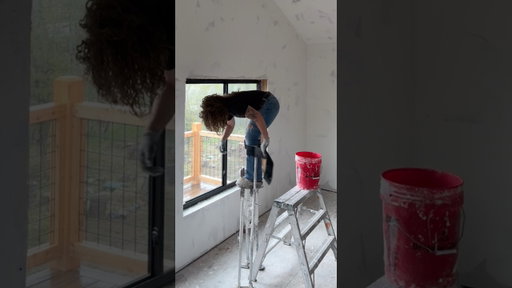 How you reach stuff on stilts! Gotta plan it out a bit 🤔#shorts #explore #drywall