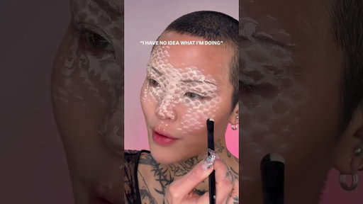 MAKEUP  FAIL 🥲 Snake skin edition
