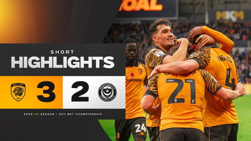 Hull City 3-2 Portsmouth | Short Highlights | Sky Bet Championship