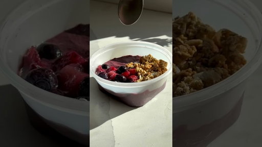 SAMBAZON Açaí | Spoon into Fruit & Granola Topped Bowl