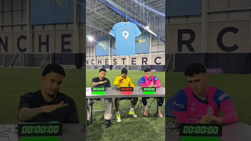 Can Phil Foden & Savinho hold their nerve in the Beat the Buzzer Challenge? 👀⏳ #football #mancity