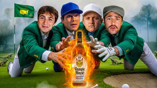 WE HAD TO FINISH THE BOTTLE IN 18 HOLES…