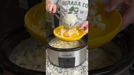 Crockpot Chicken Pot Pie 🥧 #shorts