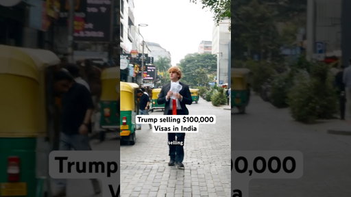 Trump selling $100,000 Visas in India